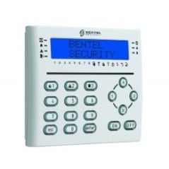Teclado LCD T-BLANCO BENTEL con la insignia del lector