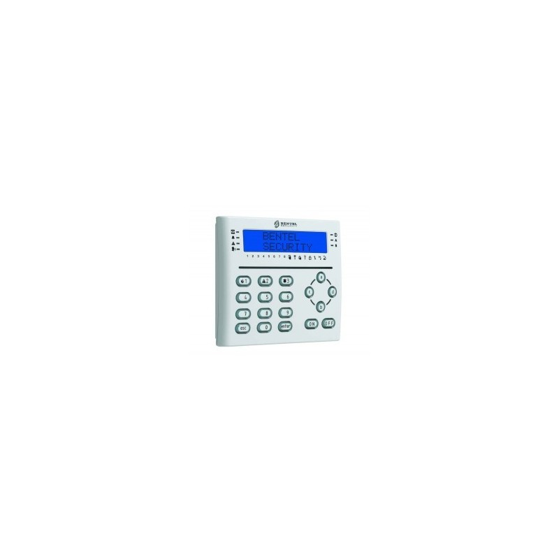 Tastiera LCD T-BIANCO BENTEL con lettore di badge Tastiera LCD T-BIANCO BENTEL con lettore di badge