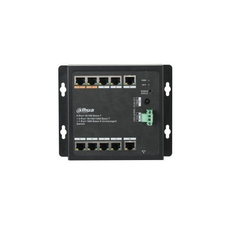 Dahua PFS3111-8ET-96-F - Conmutador POE de 10 puertos