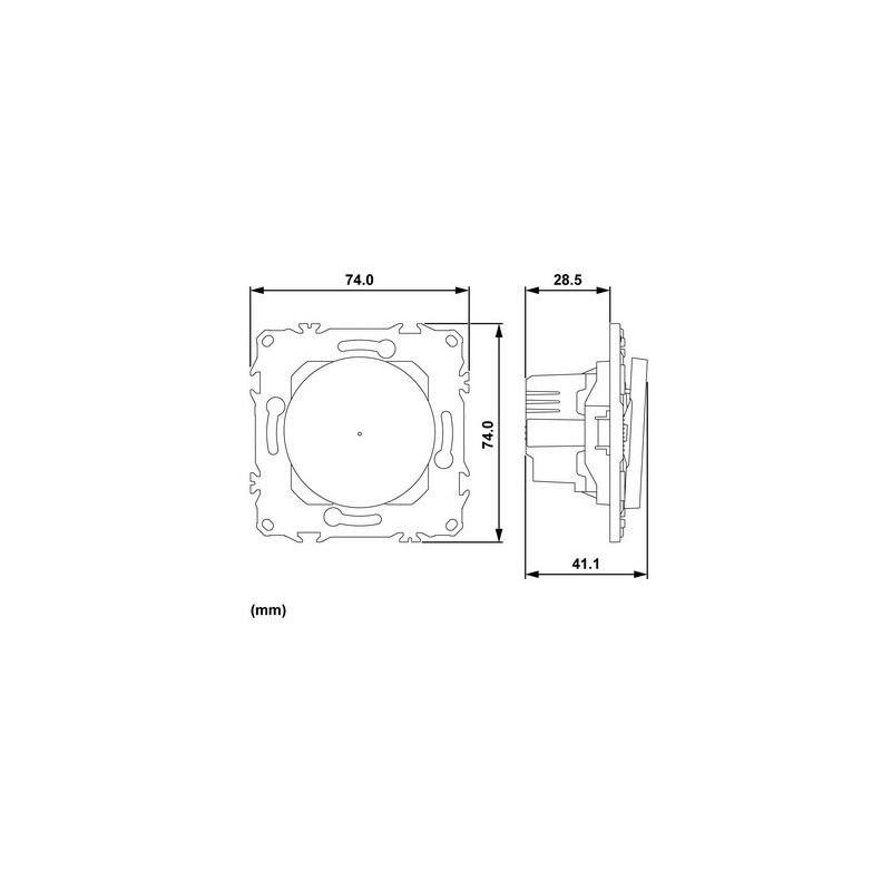Wiser Odace S920567 - 4A Zigbee-Rollverschlussschalter weiß Wiser Odace S920567 - 4A Zigbee-Rollverschlussschalter weiß