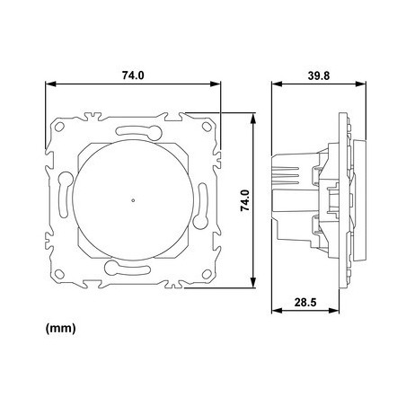 copy of Wiser S940530 Odace - 10A Zigbee Black Onyx Connected Push Button