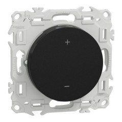 Wiser S940502 Odace - 2A Wired Smart Thermostat Black Onyx