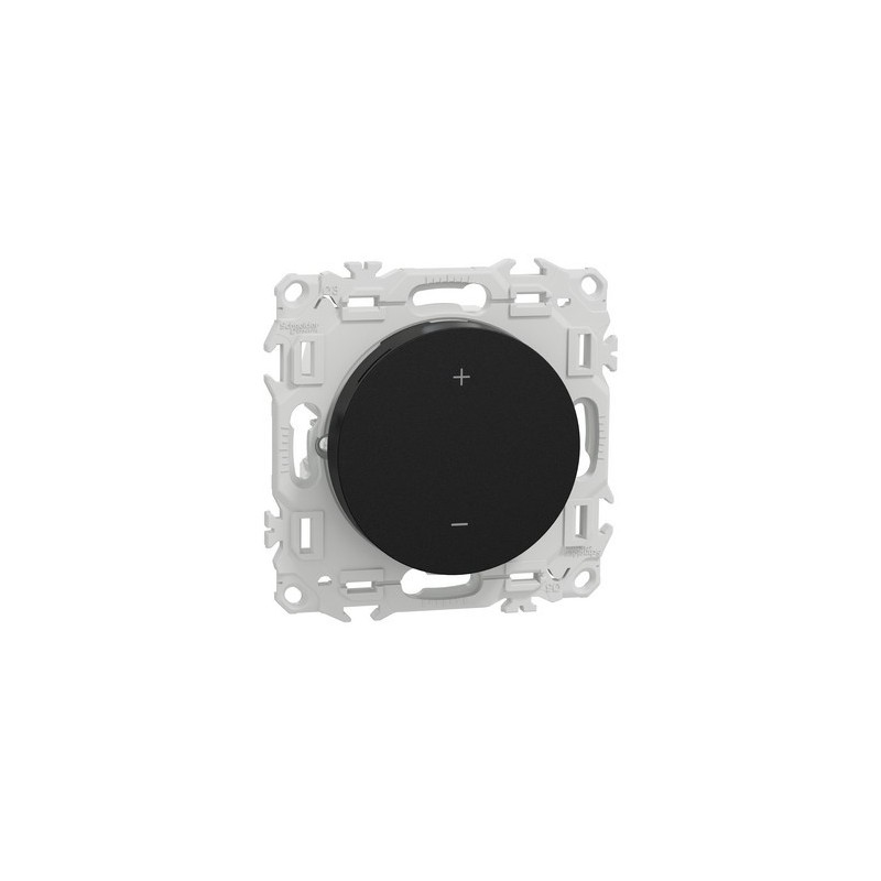 Wiser S940502 Odace - 2A Wired Smart Thermostat Black Onyx
