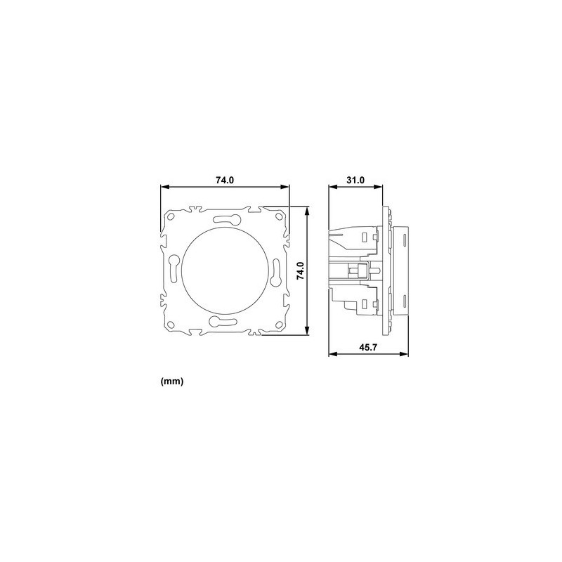 Wiser S9420502 Odace - Termostato Intelligente Cablato 2A Bianco