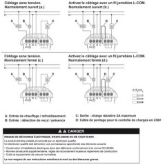Wiser S940502 Odace - Thermostat connecté filaire 2A noir Onyx