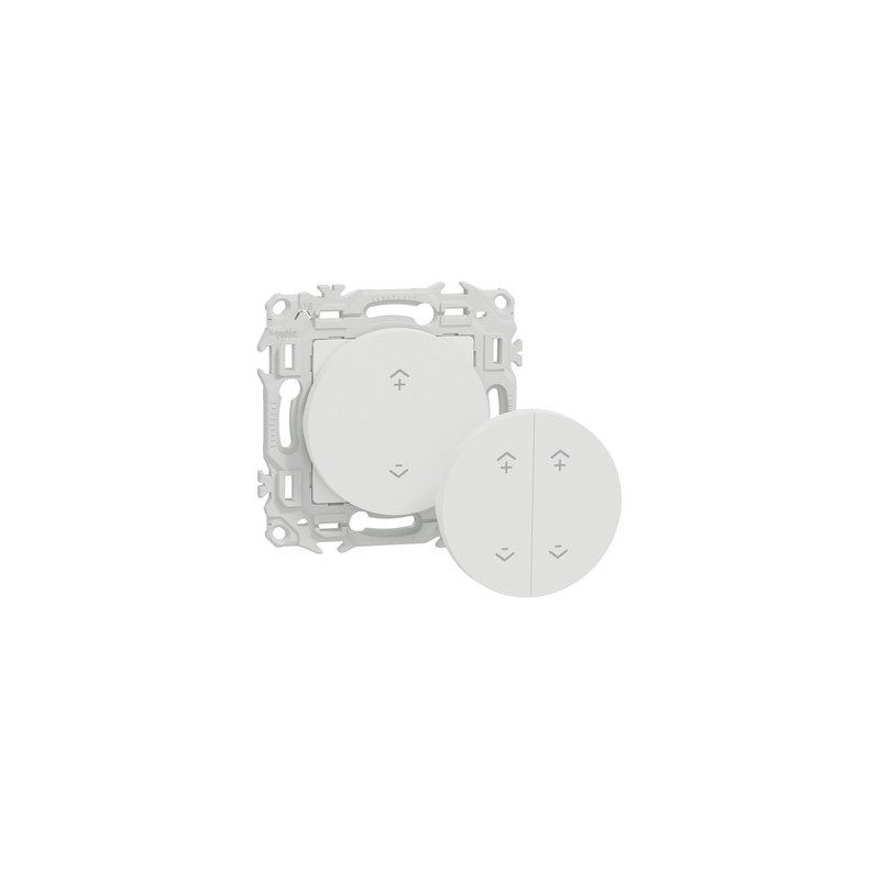 Wiser Odace S920531 - Interruttore Centrale Wireless 2 o 4 BP Bianco