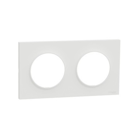 SCHNEIDER ELECTRIC S929704 - Odace Origine Plaque finition 2P blanche