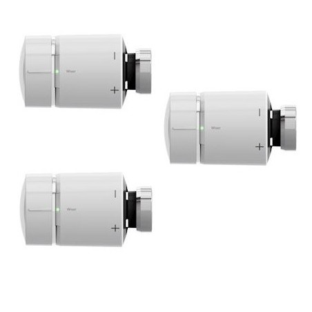 Wiser CCTFR6100 - Pack 3 vanne thermostatique Zigbee