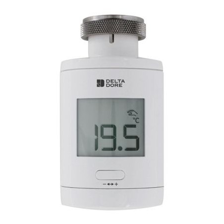 Delta Dore 6050649 - Termostato conectado del radiador TRV 1.0 M30 *adaptadores 1.5