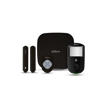 Dahua DHI-ART-ARC3800H-03-CAM-FW2 (868) noir - Pack alarme sans fil 4G