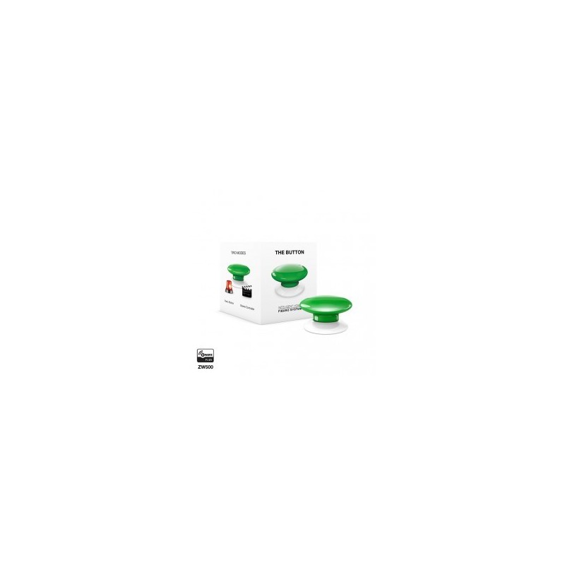 FIBARO - command Button, The Button Z-Wave Plus green FIBARO - command Button, The Button Z-Wave Plus green