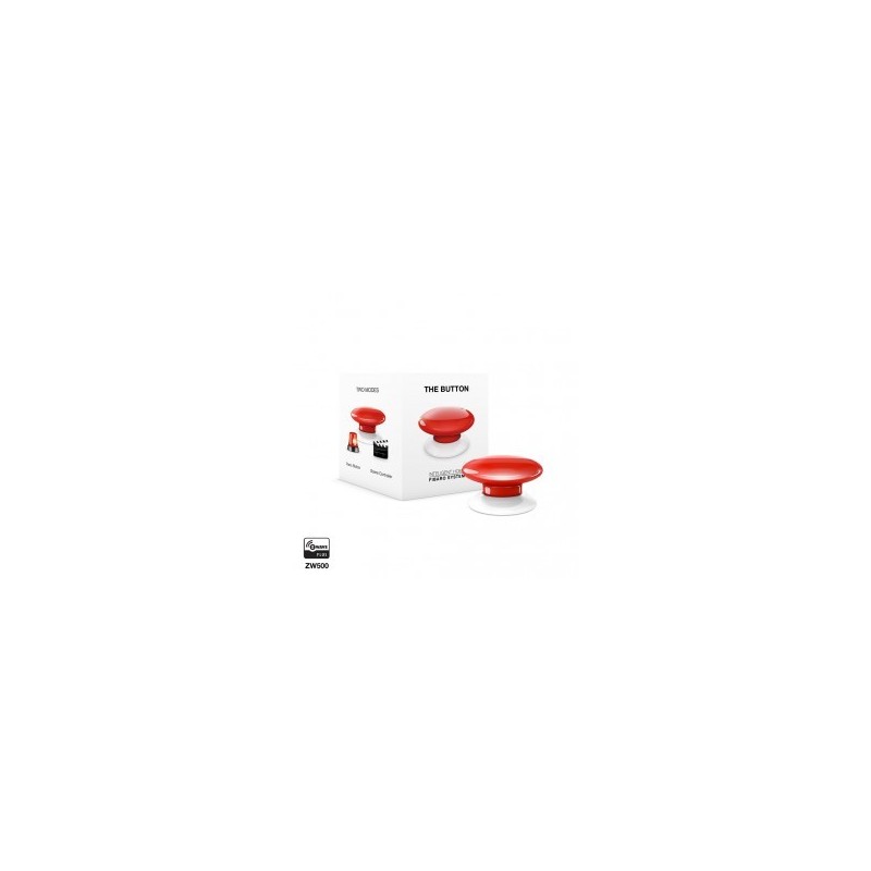 FIBARO - command Button, The Button Z-Wave Plus-red