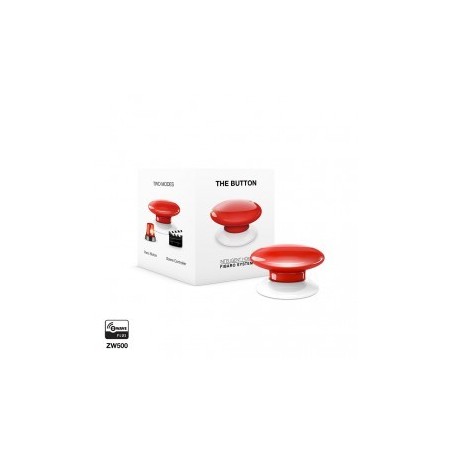 FIBARO - command Button, The Button Z-Wave the More red FGPB-101-3