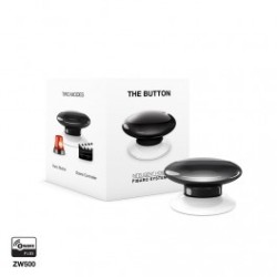 FIBARO - Pulsante di comando, Il Tasto Z-Wave Plus nero FGPB-101-2