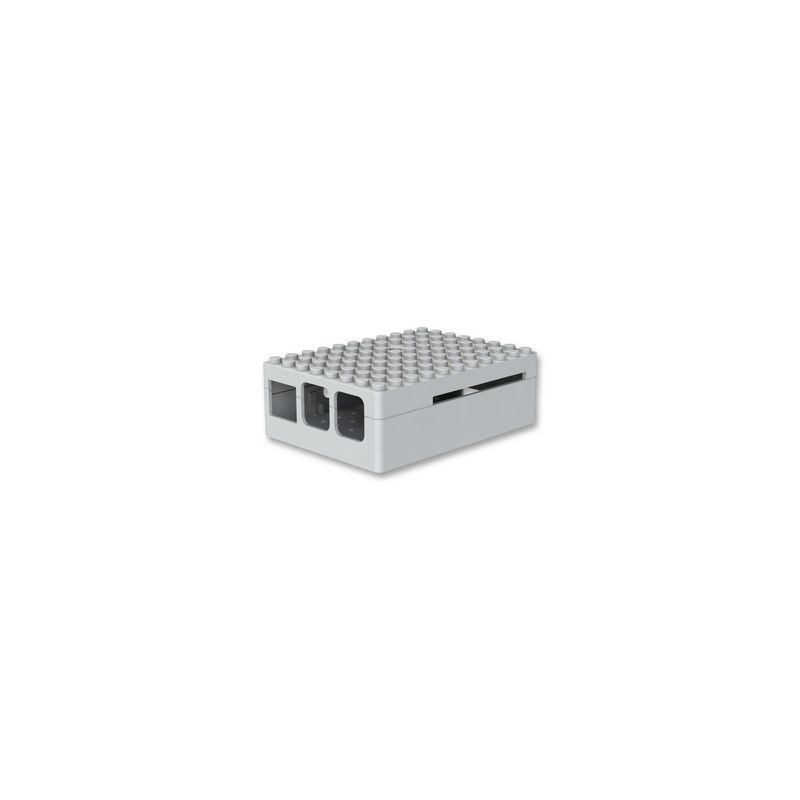 RASPBERRY PI3 - Case Pi Blox for Raspberry Pi Models B+, 2, and 3 Models B, ABS, White