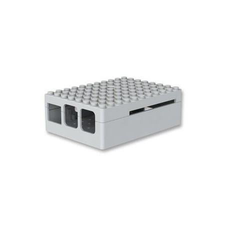 LAMPONE PI3 Caso Pi Blox per Raspberry Pi Modelli B+, 2, e 3 Modelli B, ABS, Bianco