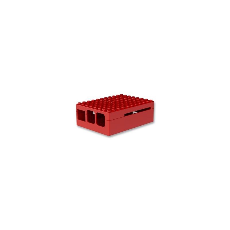 LAMPONE PI3 Caso Pi Blox per Raspberry Pi Modelli B+, 2, e 3 Modelli B, ABS, Rosso LAMPONE PI3 Caso Pi Blox per Raspberry Pi Modelli B+, 2, e 3 Modelli B, ABS, Rosso