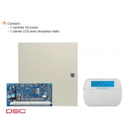Alarm NEO DSC - Pack zentralen alarm-NEO 6 bis 16 zonen mit tastatur