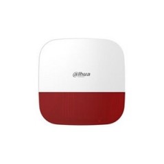 Dahua DHI-ARA13-W2(868) - Sirena de alarma exterior inalámbrica roja