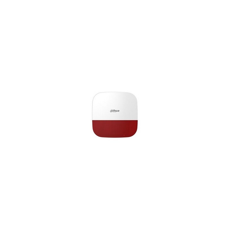 Dahua DHI-ARA13-W2(868) - Sirena di allarme esterna wireless rossa
