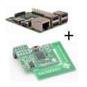 Raspberry pi - Raspberry Pi3-Modell B (WiFi und Bluetooth) - karte mit Z-wave Plus