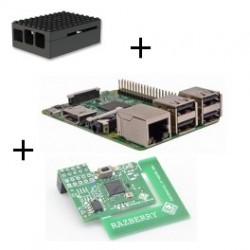 Raspberry - Raspberry Pi 3 Model B (WiFi and Bluetooth) with adapter z-wave.me,case Lego black