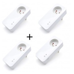 SIMPAL - Pack collegato GSM spina / radio T40 con tre prese T20