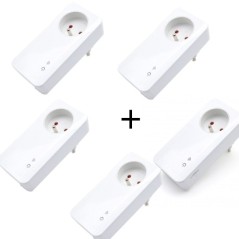 SIMPAL - T40 GSM / Funk-Steckdosenpaket mit vier T20-Buchsen