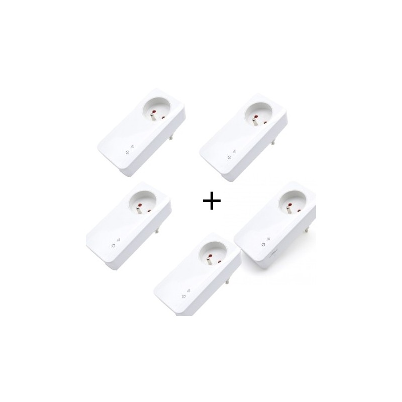 Simpal T420 - T420 GSM / Radio Connected Plug Pack T20 Vier Buchsen
