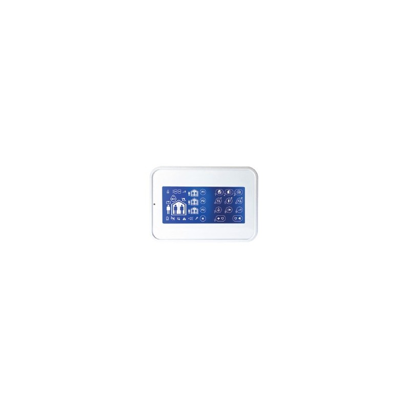 WK160 DSC Inalámbrico Premium - Teclado táctil para la central de alarma Inalámbrica Premium