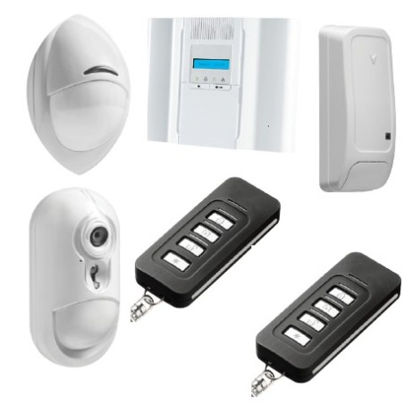 Alarma DSC Inalámbrico Premium Pack de alarma IP detector de la cámara PowerG