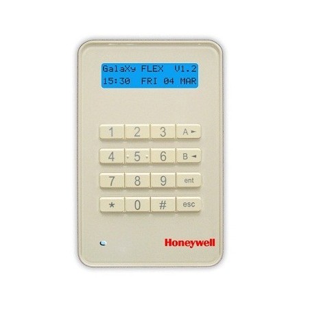 Teclado LCD Keyprox MK8 Honeywell para la central de alarma de la Galaxia
