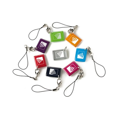 Badge Visonic lot of 3 TAG color
