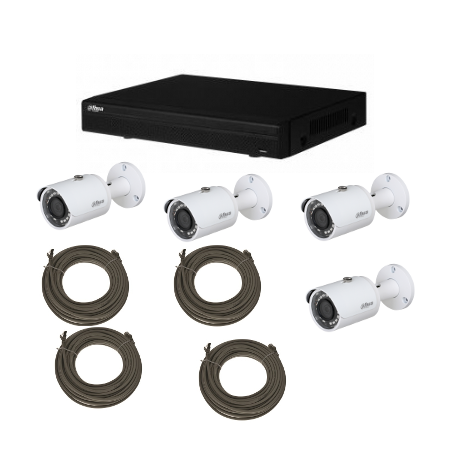 Pack vidéosurveillance DAHUA IP 2MP 4 caméras