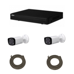 Pack vidéosurveillance DAHUA IP 4 Mégapixel 2 caméras