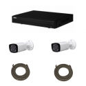 Pack di videosorveglianza IP DAHUA 4 Megapixel con 2 telecamere
