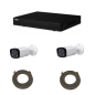 Pack di videosorveglianza IP DAHUA 4 Megapixel con 2 telecamere Pack di videosorveglianza IP DAHUA 4 Megapixel con 2 telecamere