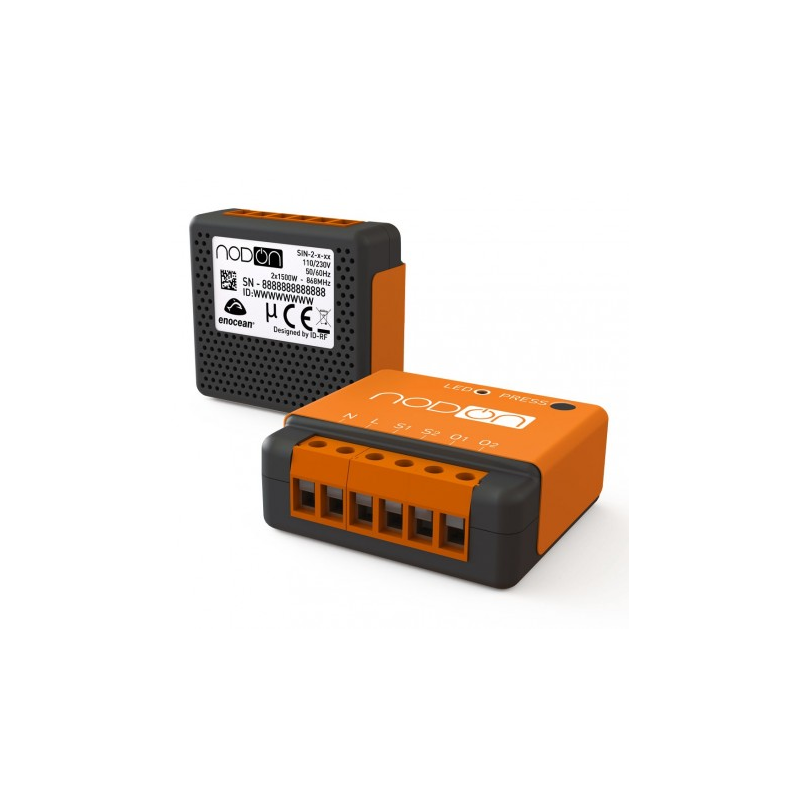 Nodon SIN-2-2-01 - Módulo Micro Interruptor Dual EnOcean Nodon SIN-2-2-01 - Módulo Micro Interruptor Dual EnOcean