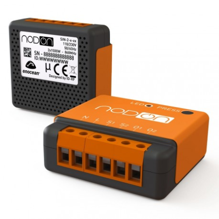 Nodon SIN-2-2-01 - Modulo Micro Switch Dual EnOcean