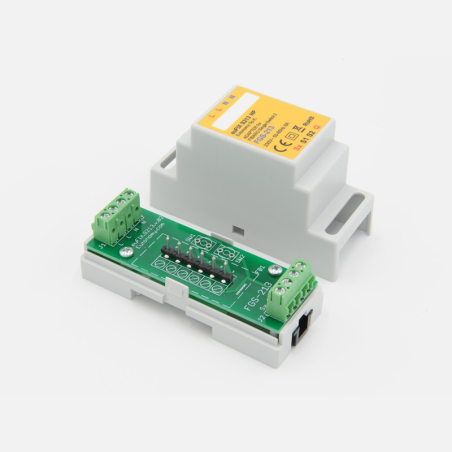 EUTONOMY - Adattatore euFIX DIN per Fibaro FGS-213 senza pulsanti