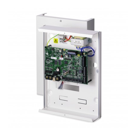 Vanderbilt SPC5330.320-L1 - Panel de alarma de caja grande NFA2P de 8/128 zonas con servidor WEB integrado