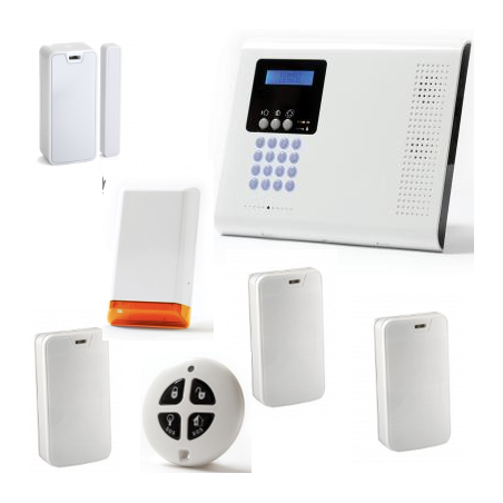 La alarma de la casa wireless - Pack Iconnect IP / GSM F3 / F4 con sirena