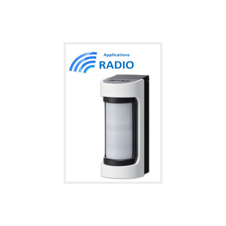 Accesorios optex VXS-RAM - Detector de INFRARROJOS de radio exterior de ángulo amplio de accesorios optex