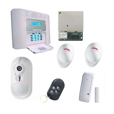 Visonic Alarm NFA2P - Pack alarm PowerMaster 30 IP detector camera