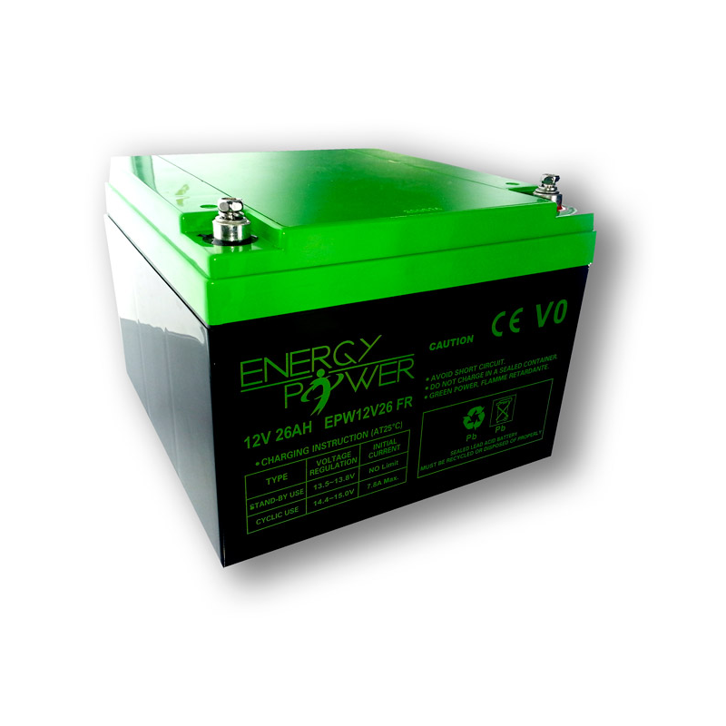 Energia Alimentazione batteria 12V 26Ah Energia Alimentazione batteria 12V 26Ah