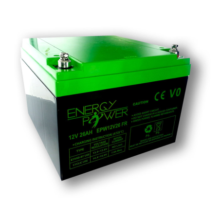 Energia Alimentazione batteria 12V 26Ah