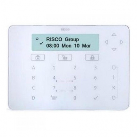 Risco LightSYS RP432KPP - Teclado LCD, lector de placas de identificación