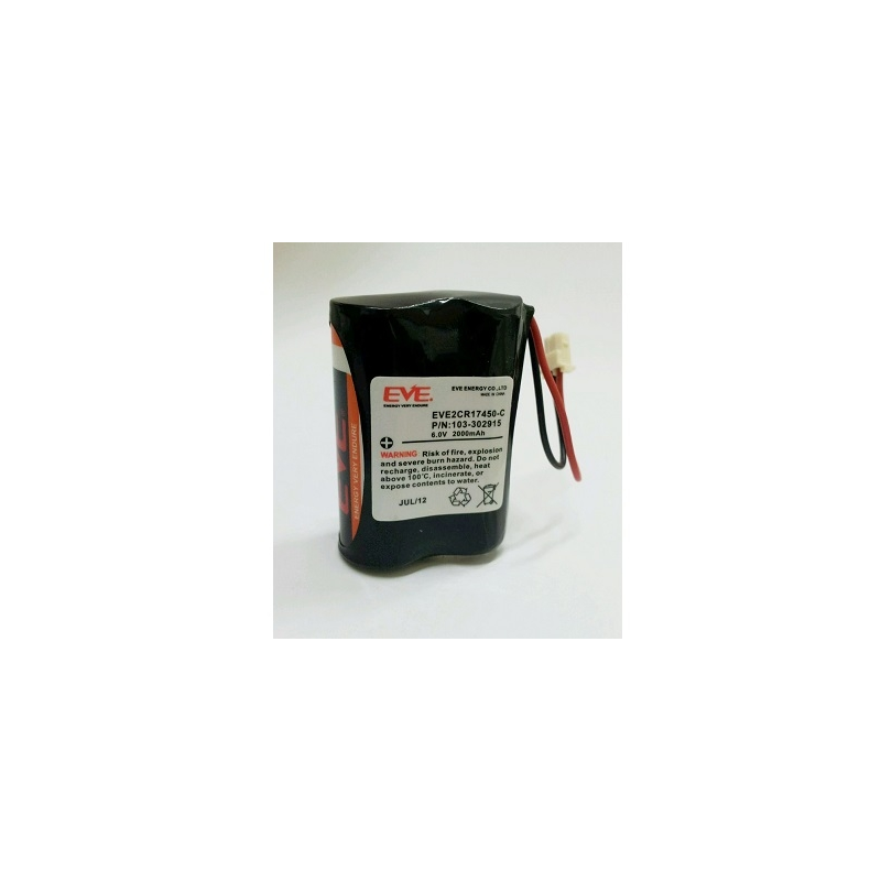 Visonic 103-302915 - Pile 6V 2000mAh EVE Lithium TOWERCAM lot de 2 CR17450 Visonic 103-302915 - Pile 6V 2000mAh EVE Lithium TOWERCAM lot de 2 CR17450