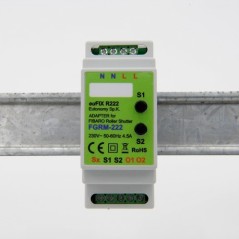 EUTONOMY R223 - Adaptateur euFIX RAIL DIN pour module Fibaro FGR-223 avec boutons