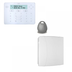 Risco LightSYS - Central de alarma con cable conectado con teclado lector de placas de identificación